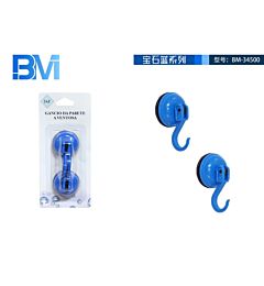 GANCIO A VENTOSA - BLU - 2PZBm