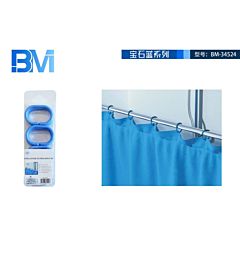 ANELLI PER TENDA DOCCIA - BLU - 12PZBm