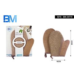 GUANTO ESFOLIANTE IN JUTE DOPPIO LATOBm