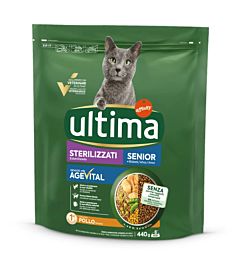 Ultima Gatti Sterilizzati Senior AgeVital +10 - Pollo - 440g
