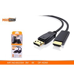 CAVO ADATTATORE DA DISPLAYPORT DP A HDMI 4K 3M