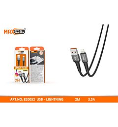 CAVO USB A LIGHTNING FAST CHARGE 2M 3.5A