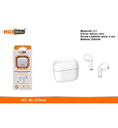 MAXEXCELL AURICOLARI BLUETOOTH ART.870040