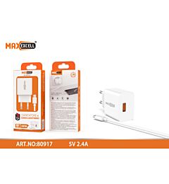 IP 5V 2.4A CARICATORE CON CAVO LIGHTNINGMaxexcell