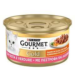 Gourmet Gold - Trota e Verdure con Dadini in Salsa - 85g