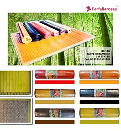 Tappeto Bambù 50x180cm - Monocolore Assortiti