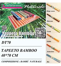 Tappeto Bambù 40x70cm - Bicolore Assortiti