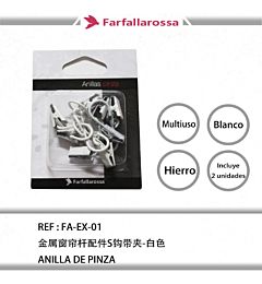 Anelli con Pinza per Bianco - 8pz