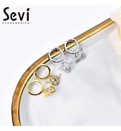 ORECCHINI CUORE CON ALISevi