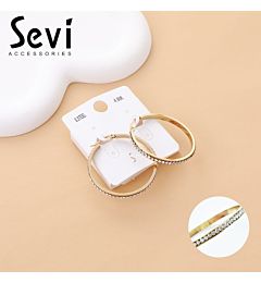 ORECCHINI CLASSICI ORO 4cmSevi