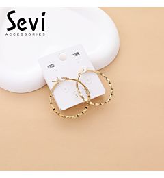 ORECCHINI A CERCHIO CLASSICI ACCIAIO4cm