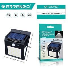 Faretto Solare con Sensore di Movimento - Luce BancaArrango