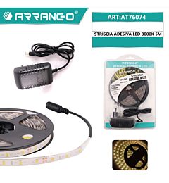 Striscia Adesica LED 3000K 2835 - 5m