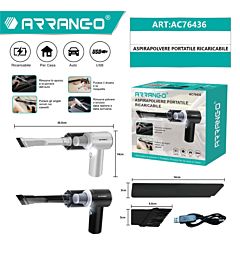 Aspirapolvere Portatile Ricaricabile - AC76436