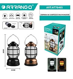 LAMPADA DA CAMPEGGIO MULTIFUNZIONE - AT76465Arrango