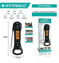 TERMOMETRO DIGITALE DA CUCINA IMPERMEABILEArrango
