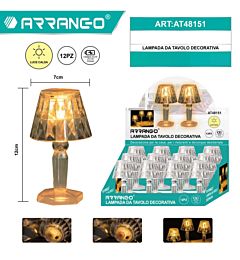 Lampada da Tavolo Decorativa Luce Calda - AT48151