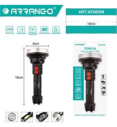 TORCIA LED RICARICABILE - AT48308Arrango