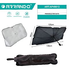 OMBRELLO PARASOLE PER AUTO - 136x65x125CMArrango