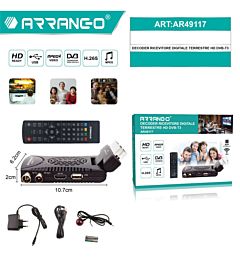 Decoder Ricevitore Digitale Terrestre HD DVB-T3 - AR49117