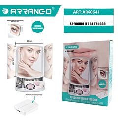 Specchio da Trucco con LED - 20x24,3cm