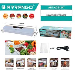 Sigillatrice Sottovuoto per Alimenti - AC61247Arrango