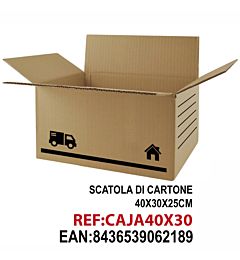 SCATOLA DI CARTONE 400X300X250MM