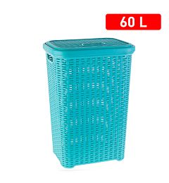 PORTABIANCHERIA RATTAN TURCHESEPlastic Forte