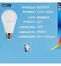 LAMPADINA LED E27 12W 960LM 6500K