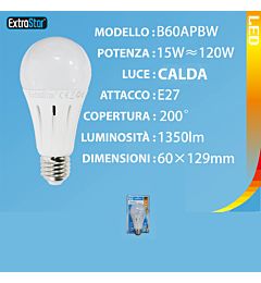 LAMPADINA LED E27 15W 1350LM 3000KExtrastar