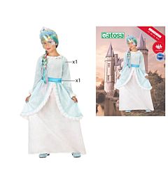 COSTUME PRINCIPESSA BLU 7-9Atosa