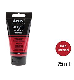 PITTURA ACRILLICA ROSSO CREMISI 75ML ARTIX