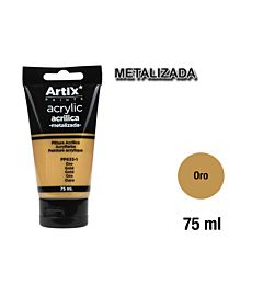 PITTRA ACRILLICA TUBO 75ML ORO METALIZZATO ARTIX