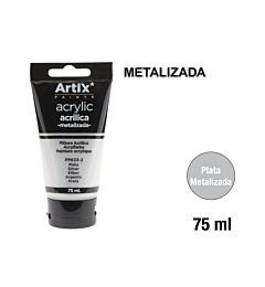 PITTRA ACRILLICA TUBO 75ML ARGENTO METALIZZATO ART