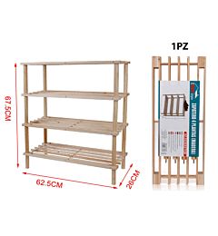 SCARPIERA 4 PIANI 62.5*26*67CM