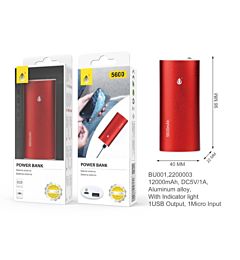 ONEPLUS POWER BANK METALBOX 5600 MAH 40*96*22MM, ROSSO