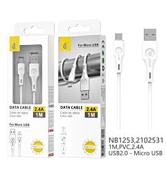 ONEPLUS NB1253 CAVO DATI MICRO USB 2.4A BIANCOOne Plus