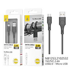 ONEPLUS NB1253 CAVO DATI MICRO USB 2.4A NERO