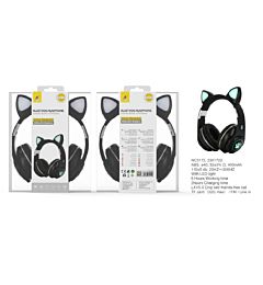 NC3172 NE, CUFFIE BLUETOOTH CON ORECCHIE DI GATTOOne Plus