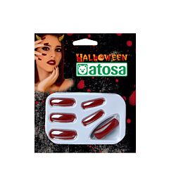 BL. UNGHIE HALLOWEEN ROSSO 12 U