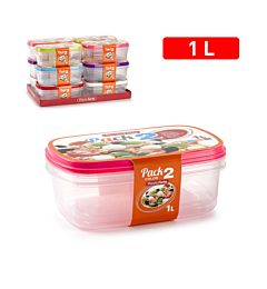 PACK 2 CONTENITORI  1 LPlastic Forte