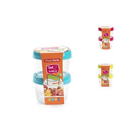 SET 2 BARATTOLI 200 ML GAMMA CLASSICAPlastic Forte