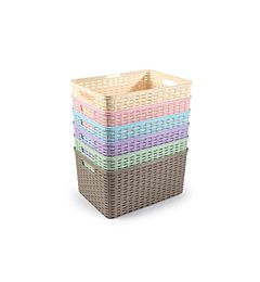Cesta Rattan Nº 5 - 18L Macarons