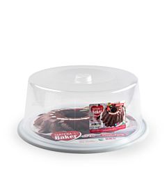 PORTA TORTA BAKER L 32 CM BIANCOPlastic Forte