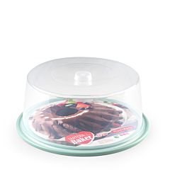 PORTA TORTA BAKER L 32 CM VERDE 441 F18 JAR
