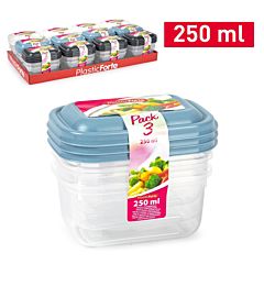 SET 3 CONTENITORI 250 ML SURTIDO BAG