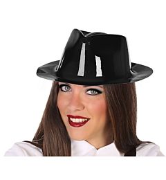 Atosa - Cappello Trilby PVC - Nero
