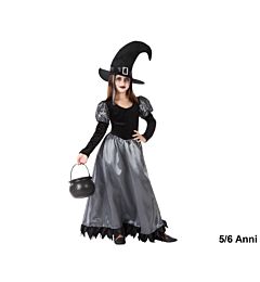 Atosa - Costume Strega Nero - 5/6 AnniAtosa