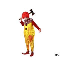 Atosa - Cotume Clown Halloween Giallo - M/LAtosa