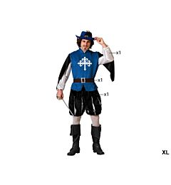 Atosa - Costume Moschettiero Blu - XL
